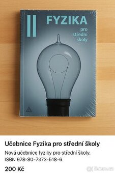 Fyzika pro střední školy II – nová, zabalená