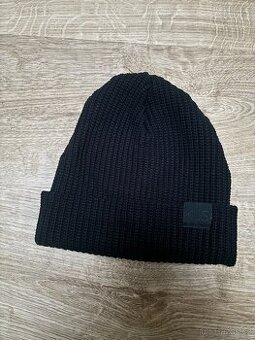 Unisex merino černá čepice KUS (Kluk U Stroje)