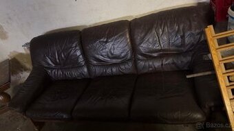 Kožená sedačka 3+2