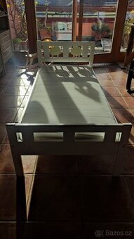 Kritter Rám dětské postele s roštem a matrací, 70x160 cm