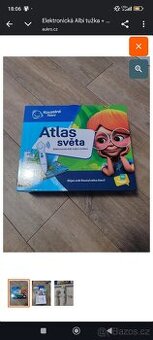 Elektronická Albi tužka s knihou - Atlas světa