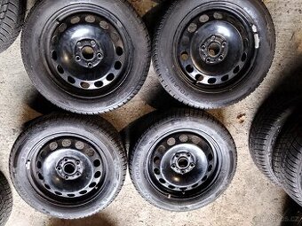Sada kol Škoda, VW, Seat 6x16 et48+zimní 205/55/16 Barum