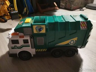 Popelářské auto - světelné a zvukové efekty zn. Dickie toys
