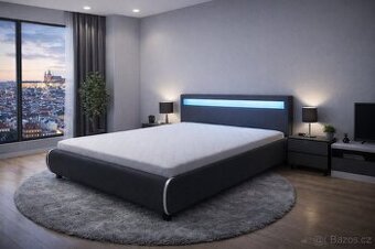 Designová postel s led Nová