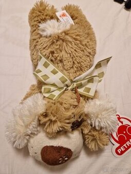 Nový krásný plyšový pejsek značky Petra Toys s visačkou -