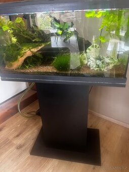 Akvarijní stolek, akvárium