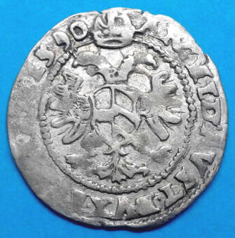 Stříbrná mince Čechy císař Rudolf II. + ZAMLUVENO +