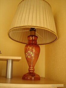 retro lampa Bohemia krystal