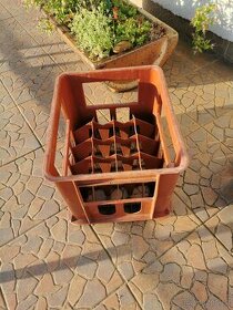 Stará pivní basa přepravka na pivo výška 28cm