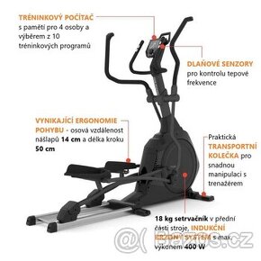 Eliptický trenažer Kettler vyšší třídy Omnium 500