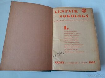 Časopis VĚSTNÍK SOKOLSKÝ r.1932 - 1