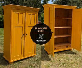 Starožitná skříň po renovaci