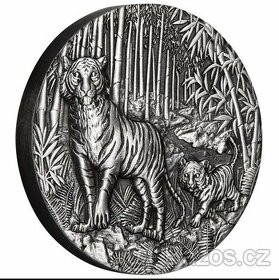 Austrálska lunárna séria III – Rok Tigra 2022 2oz striebro - 1