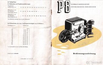 promítačka P8 návod