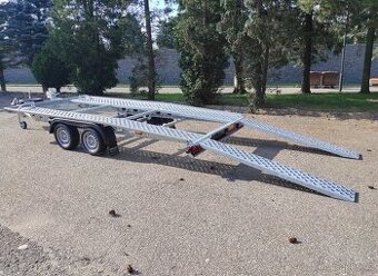 Snížený vlek na auta, 450x210cm, 2700/510kg,130km, VDI2700 - 1