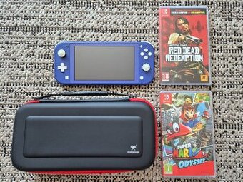 NINTENDO SWITCH LITE + HRY + POUZDRO