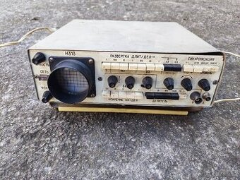 Osciloskop CCCP H313 – starý sběratelský kus, SSSR