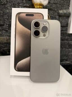 Apple Iphone 15 Pro 256 GB přírodní titan - 1