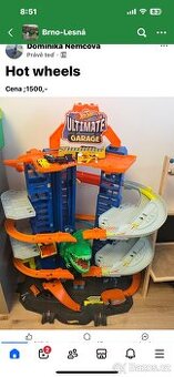 Garáž Hot wheels