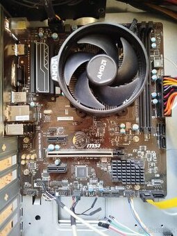 - MSI A320M PRO-VH PLUS am4 + Ryzen 3 1300X