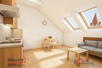 Prodej, byty/1+kk, 22 m2, Körnerova 219/2, 60200 Brno, Brno-