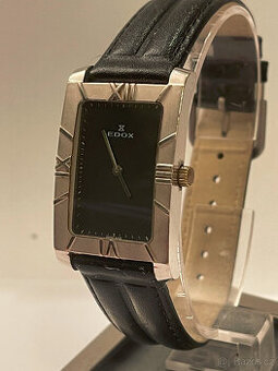 Hodinky Edox swiss made, strojek Quartz, čiselnik 35x25mm.