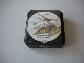 Stříbrná mince Pravěký svět - Pteranodon proof
