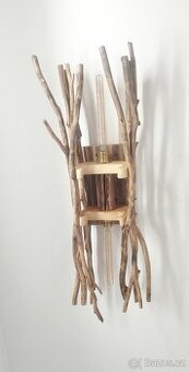 Luster z naplaveného dreva