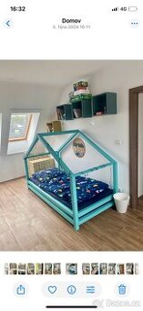 Domečková postel Benlemi