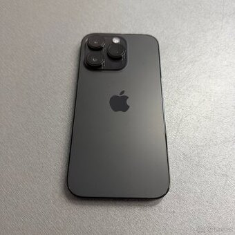 Jako nový iPhone 14 Pro 128GB černý, bez škrábance, záruka