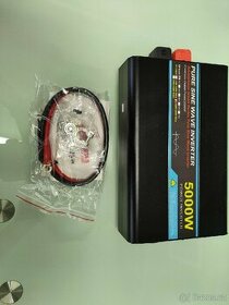 Měnič napětí 12V/5000W čistý sinus