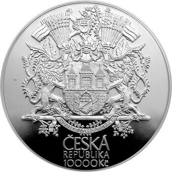 10.000 Kč - Založení Velké Prahy - matná varianta