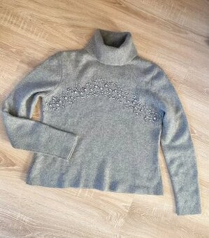 100% kašmír - Kašmírový rolák svetr zn.Madeleine