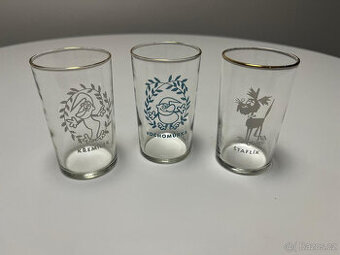 Pohádkové retro skleničky á 60 Kč