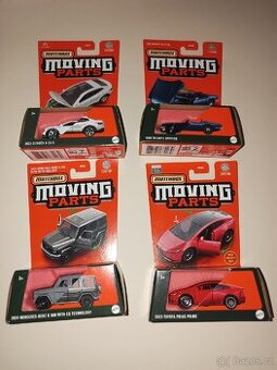 Matchbox moving parts kovové autíčko různé druhy 5