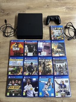 Playstation 4 Slim 1 TB + hry
