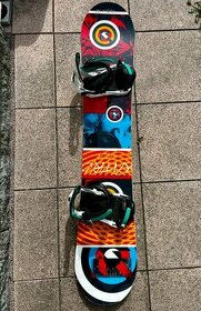 Prodám snowboard Nitro délky 148 cm + vázání K2