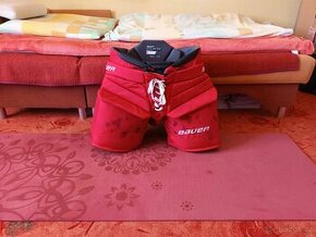 Brankářské kalhoty Bauer S20 PRO, (červené barvy), senior L