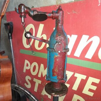 Stará olejová pumpa Shell , cca 1930