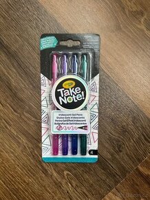 Crayola Take note gelová pera 4 ks - 1