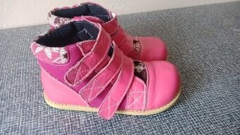 JARNÍ KOŽENÉ BAREFOOT BOTY velikost 30