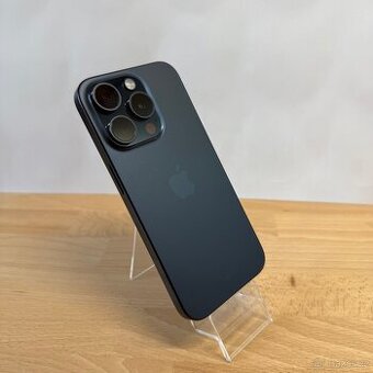 iPhone 15 Pro 128GB, modrý, eSIM (12 měsíců záruka)