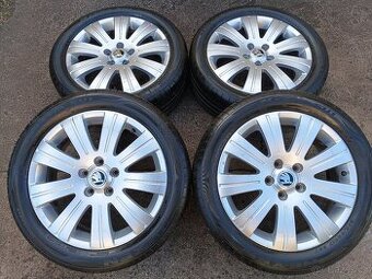 Originál disky Škoda Superb II 5x112 R17 Flash