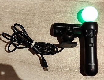 PS3 Originální pohybový ovladač Sony+kamerka Eye