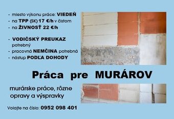 práce pro ZEDNÁŘE
