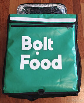 NOVÁ Bolt Food teleskopická taška + triko + bunda