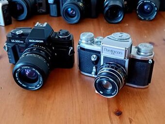 Fotoaparáty SOLIGOR a PENTACON s objektivy