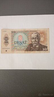 Bankovka 10 Kčs ČSSR - 1