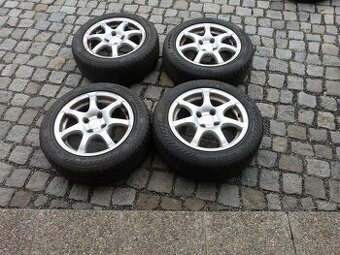 ALU KOLA + LETNÍ PNEU 195/55R15 PEUGEOT CITROEN