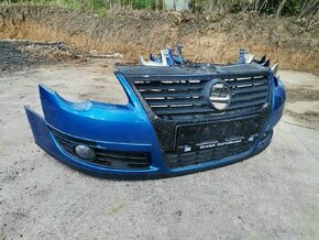 Přední nárazník VW Passat B6 3C modrá folie